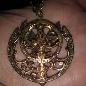 Large Bronze Queen of Heaven pendant